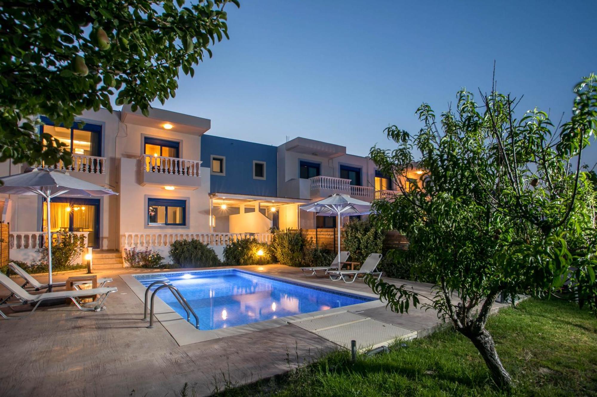 Rita Mare Seafront Villas Heated Pools Gennadi Dış mekan fotoğraf