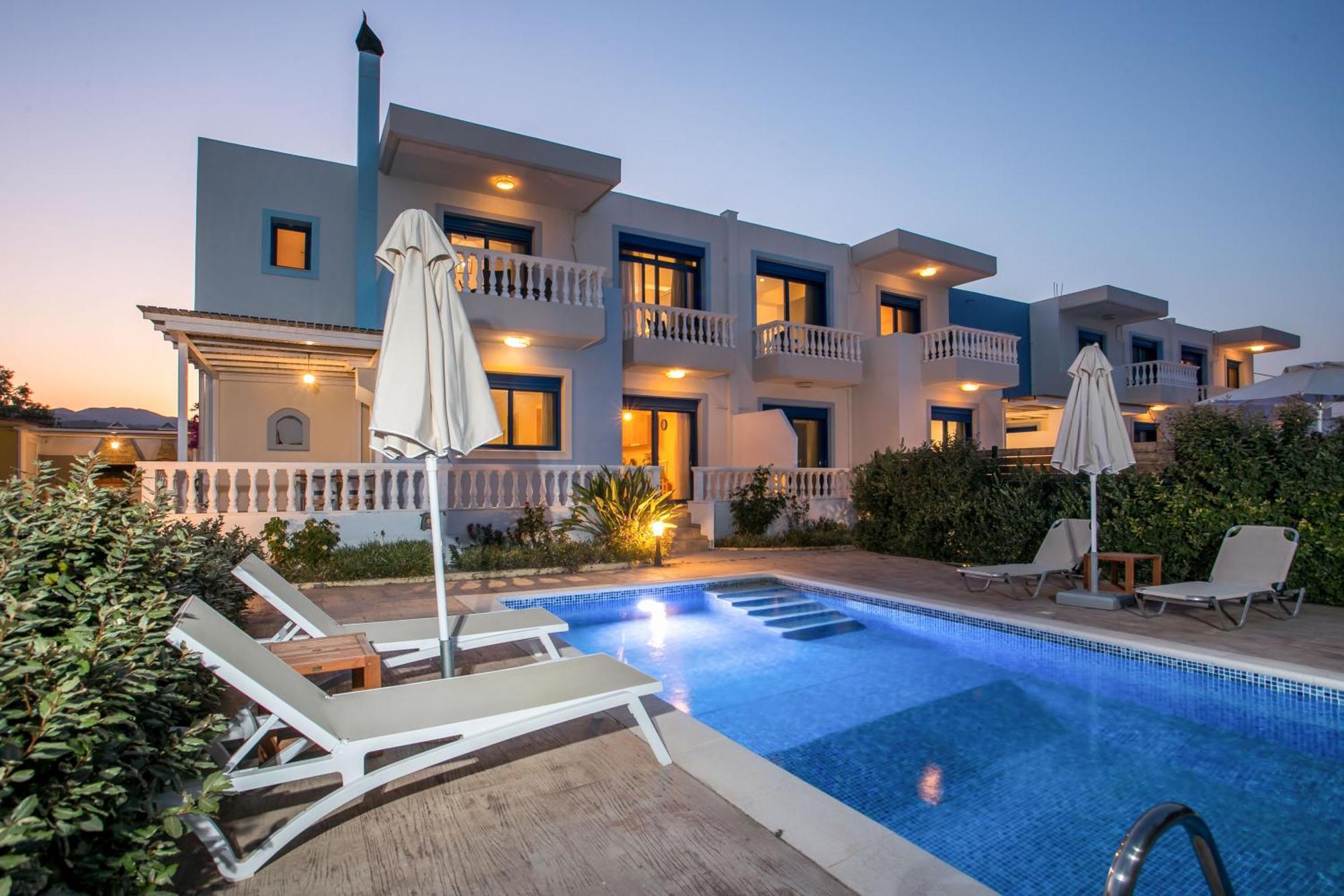 Rita Mare Seafront Villas Heated Pools Gennadi Dış mekan fotoğraf